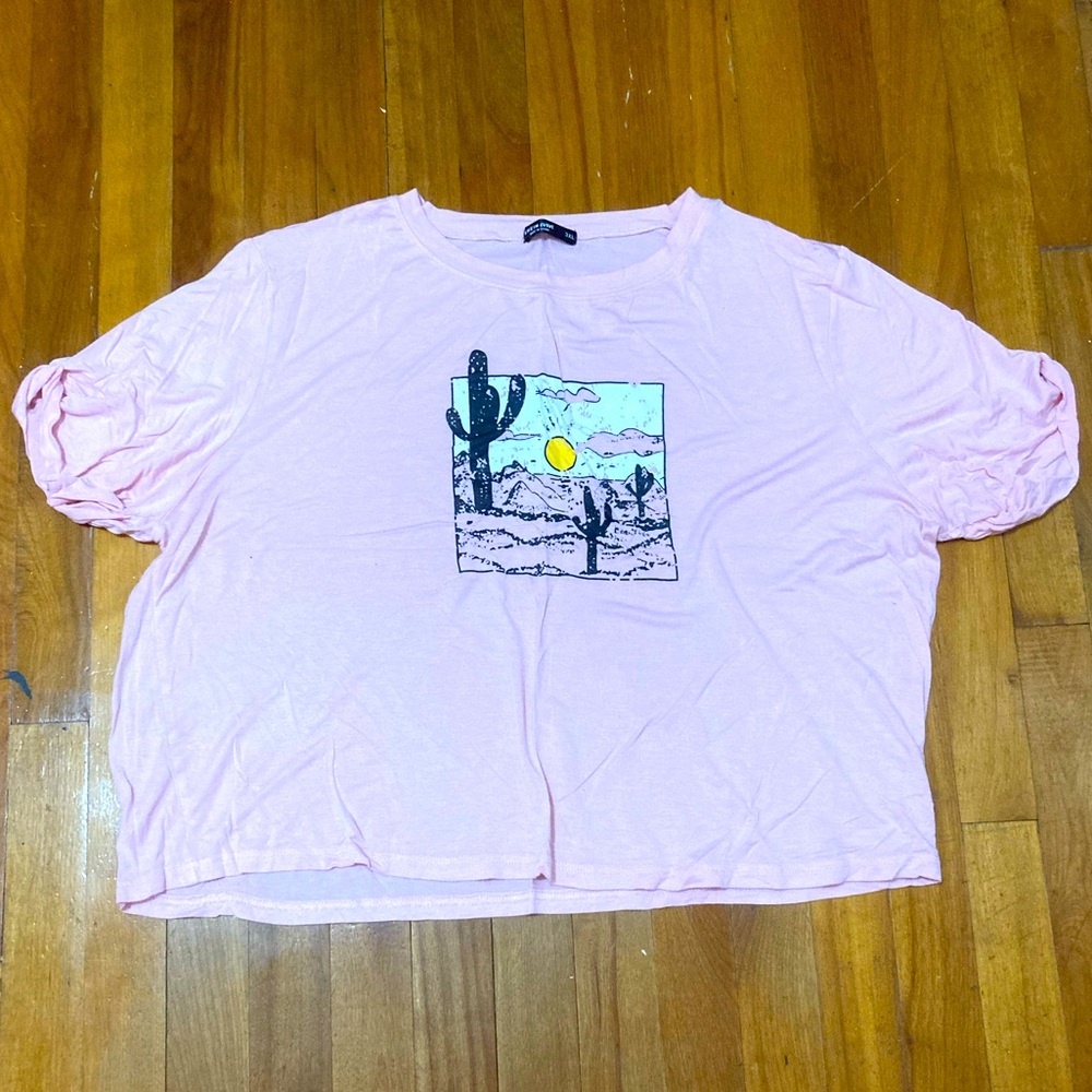 Shein pink top